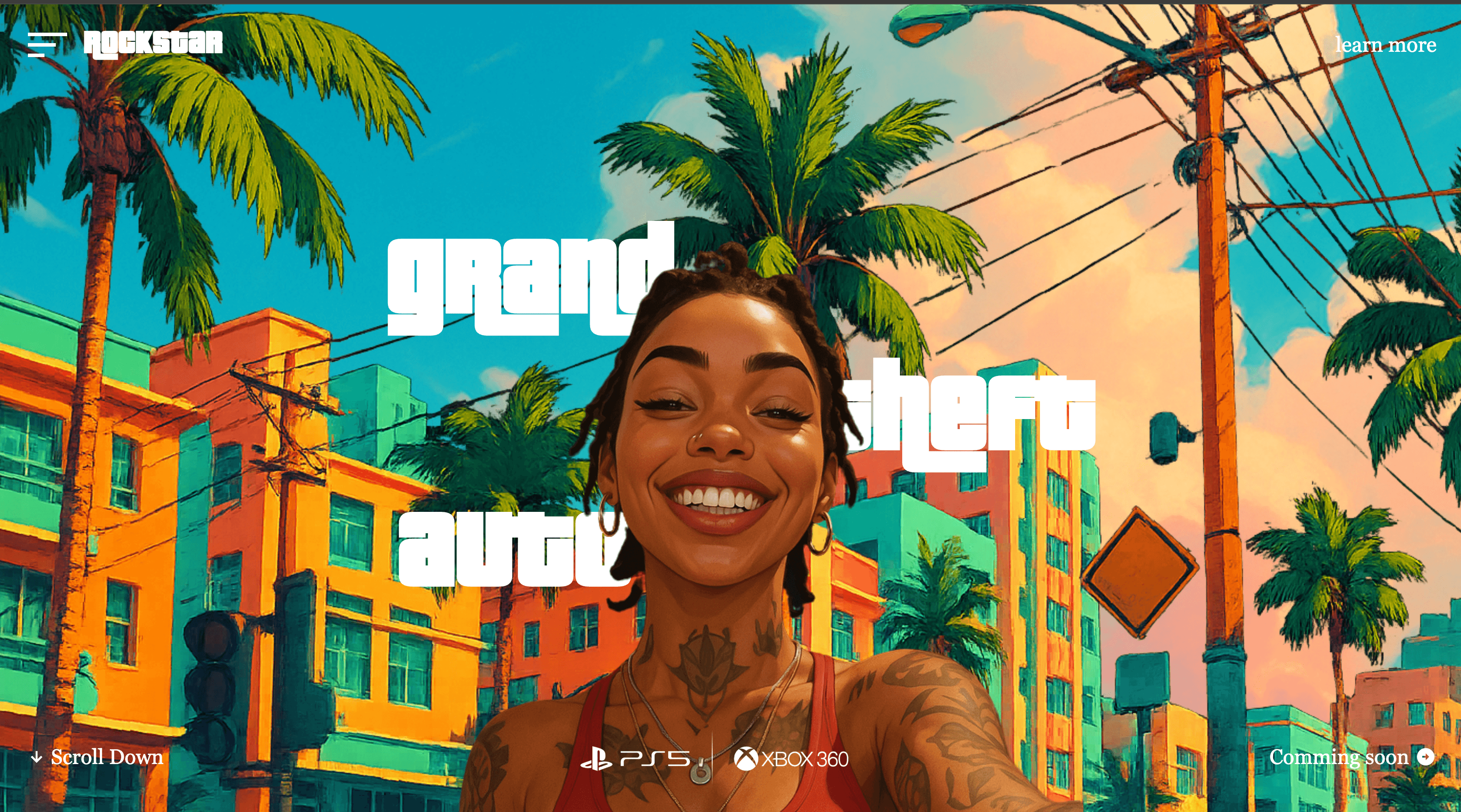 GTA-6 Branding Page (Without Responsiveness)
